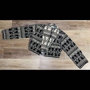 Vintage Flashback Crop Jacket Sz M